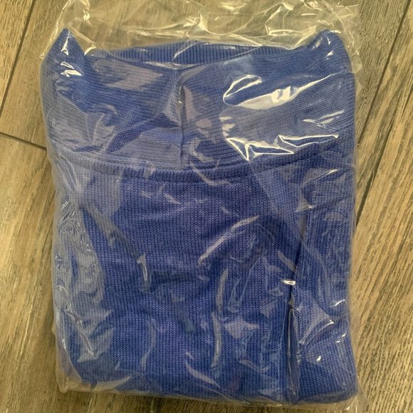 NWT ISAAC MIZRAHI SCALLOP TRIM OPEN FRONT CARDIGAN SWEATER BLUE BONNET XS - Picture 8 of 8